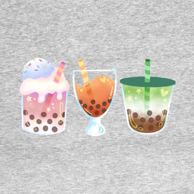 My Favorite Bubble Tea Flavors by magsterarts
